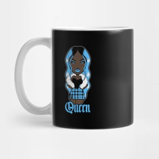 Queen Doll girl Light Blue v3.4 Mug